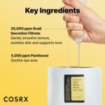 COSRX Snail Mucin Sheet Mask 10 EA with Snail Mucin Serum, Self Care, Face Masks for Dry, Sensitive Skin, Not Tested on Animals, No Parabens, No Sulfates, Korean Skin Care - Image 7