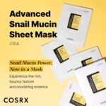 COSRX Snail Mucin Sheet Mask 10 EA with Snail Mucin Serum, Self Care, Face Masks for Dry, Sensitive Skin, Not Tested on Animals, No Parabens, No Sulfates, Korean Skin Care - Image 8