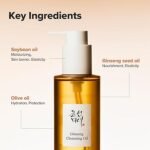 Beauty of Joseon Ginseng Cleansing Oil Waterproof Makeup Remover for Sensitive, Acne-Prone Facial Skin. Korean Skin Care for Men and Women, 210ml, 7.1 fl.oz - Image 4