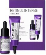 SOME BY MI Retinol Intense Trial Kit - Serum and Eye Cream, 0.33Oz - Mild Korean 0.1% Retinol Face Serum and Eye Cream for Beginner - Skin Texture, Elasticity and Under Eye Care - Korean Skin Care