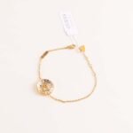 GUESS Women’s Gold-Tone Charm Chain Bracelet & Pink Roses Bouquet - Image 2